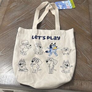 Let's Play Bluey Canvas Tote Bag
